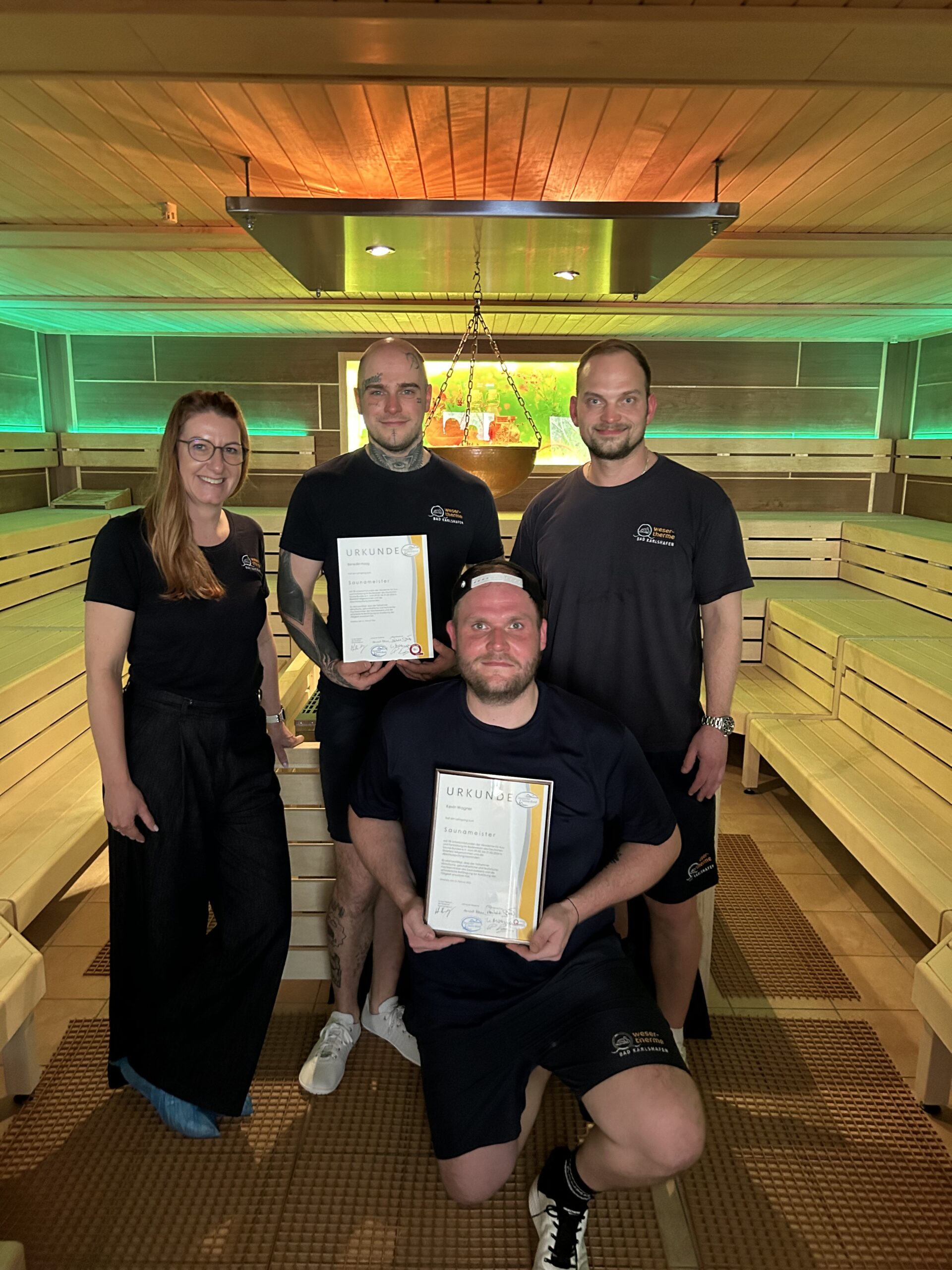 Neue Saunameister in der Weser-Therme
